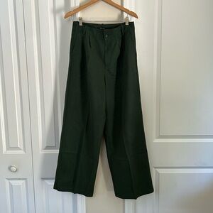 NWT Madewell 4 Harlow Wide-Leg Pant in Drapey Twill